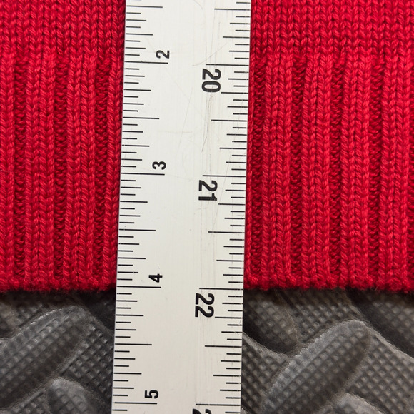 Lauren Ralph Lauren Sweater Women's L Red Knit Crewneck Full Sleeve 100% Cotton - Picture 8 of 8